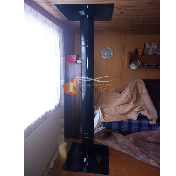   Монтаж печи длительного горения Ставр 9 (миниатюра)